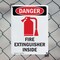 Signmission Fire Extinguisher Inside Danger Sign, Plastic, 7in W x 10in L, 2PK OS-2PACK-DS-P-710-V-2381 - alternate 6
